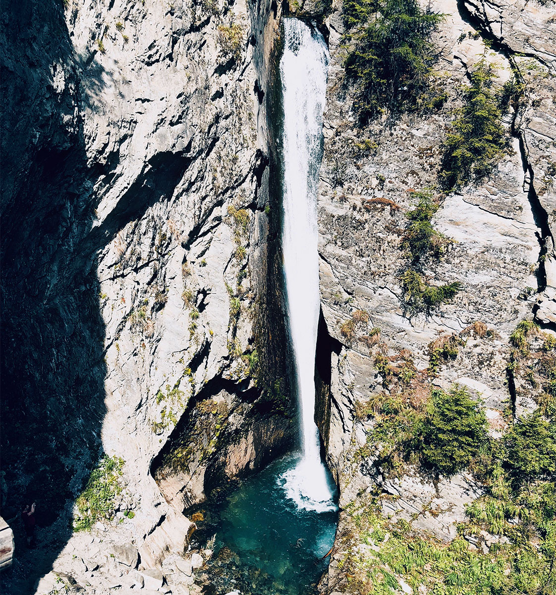 Schwarzbach waterfall